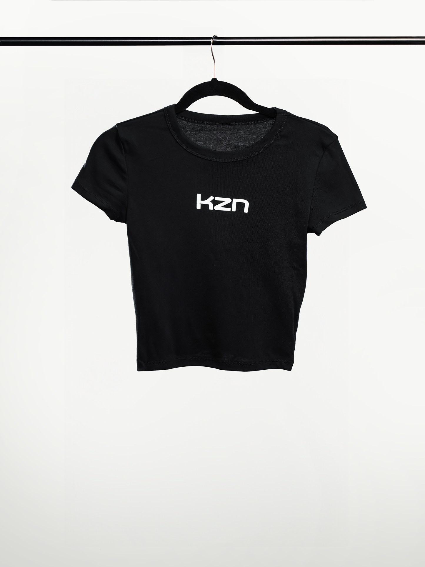 KZN Black Crop Tee