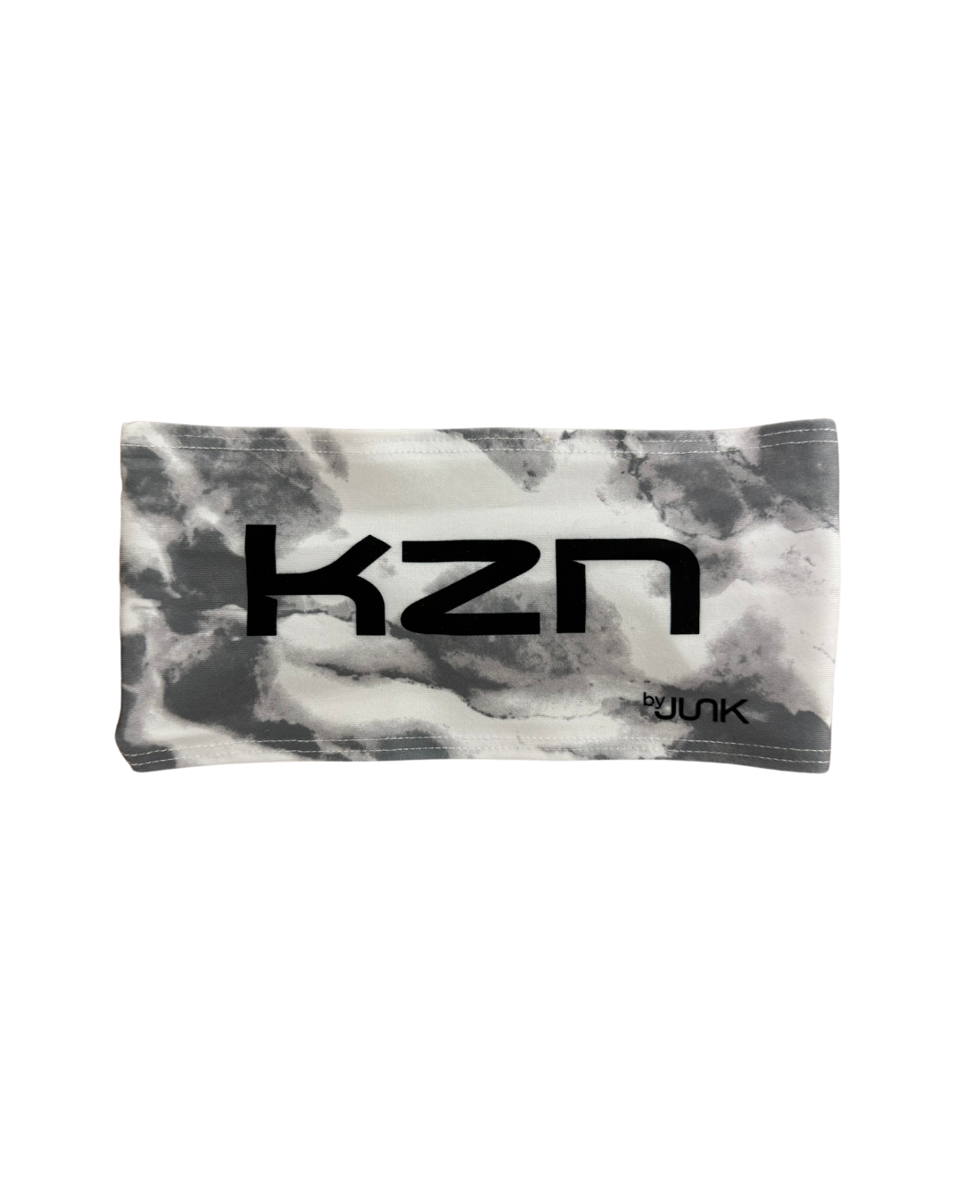 KZN Fitness White with Gray Bandana