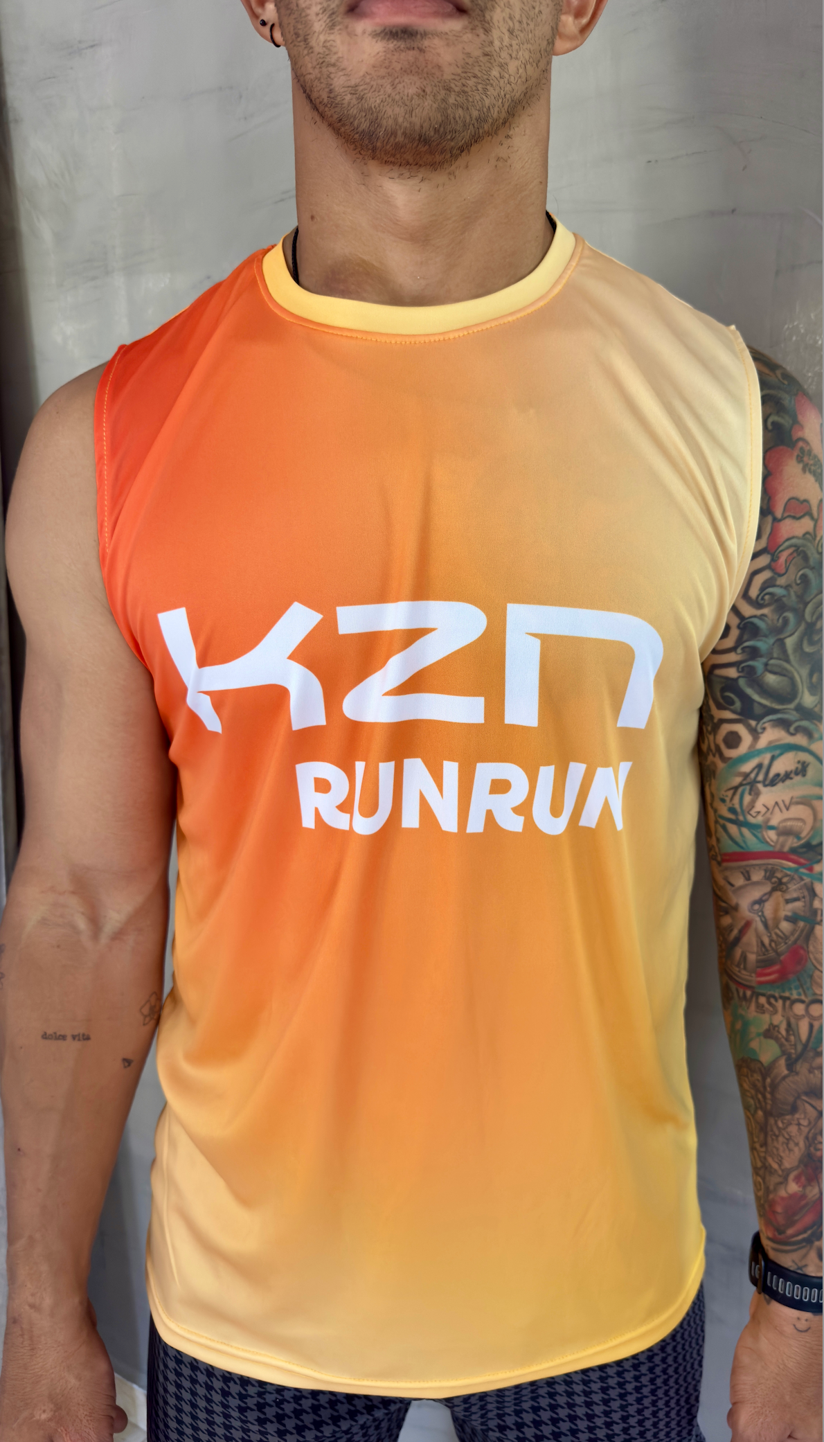 Orange Fade Men's Tank Top