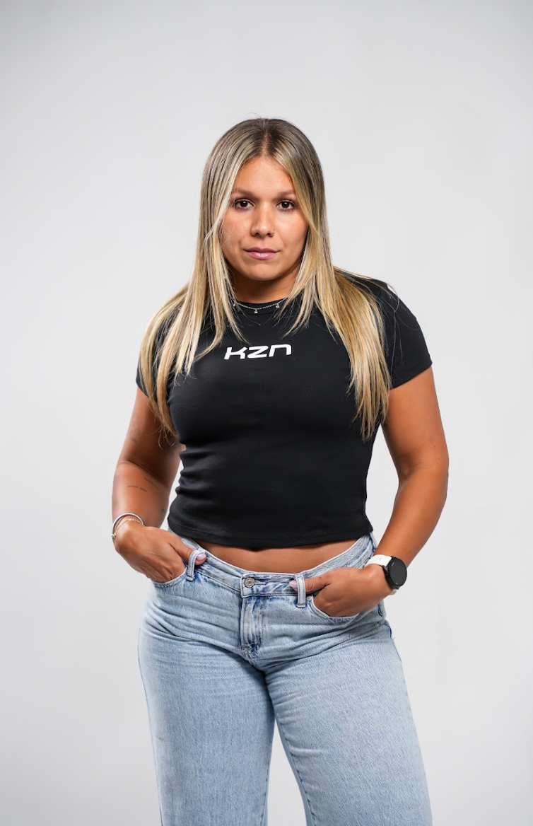 KZN Black Crop Tee