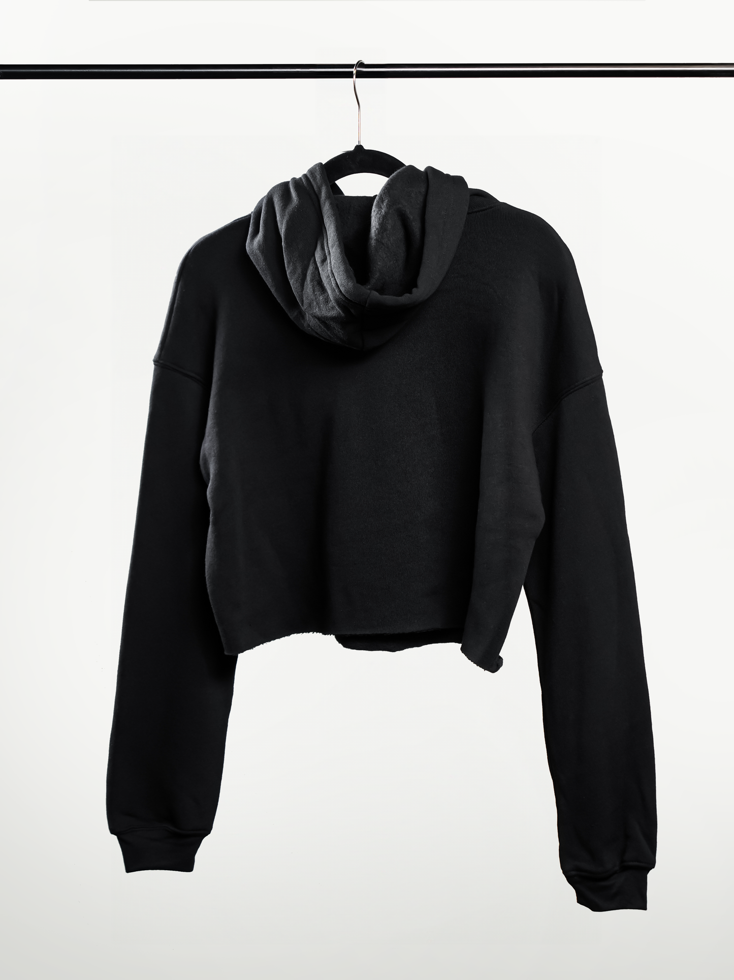 KZN Black Crop Hoodie