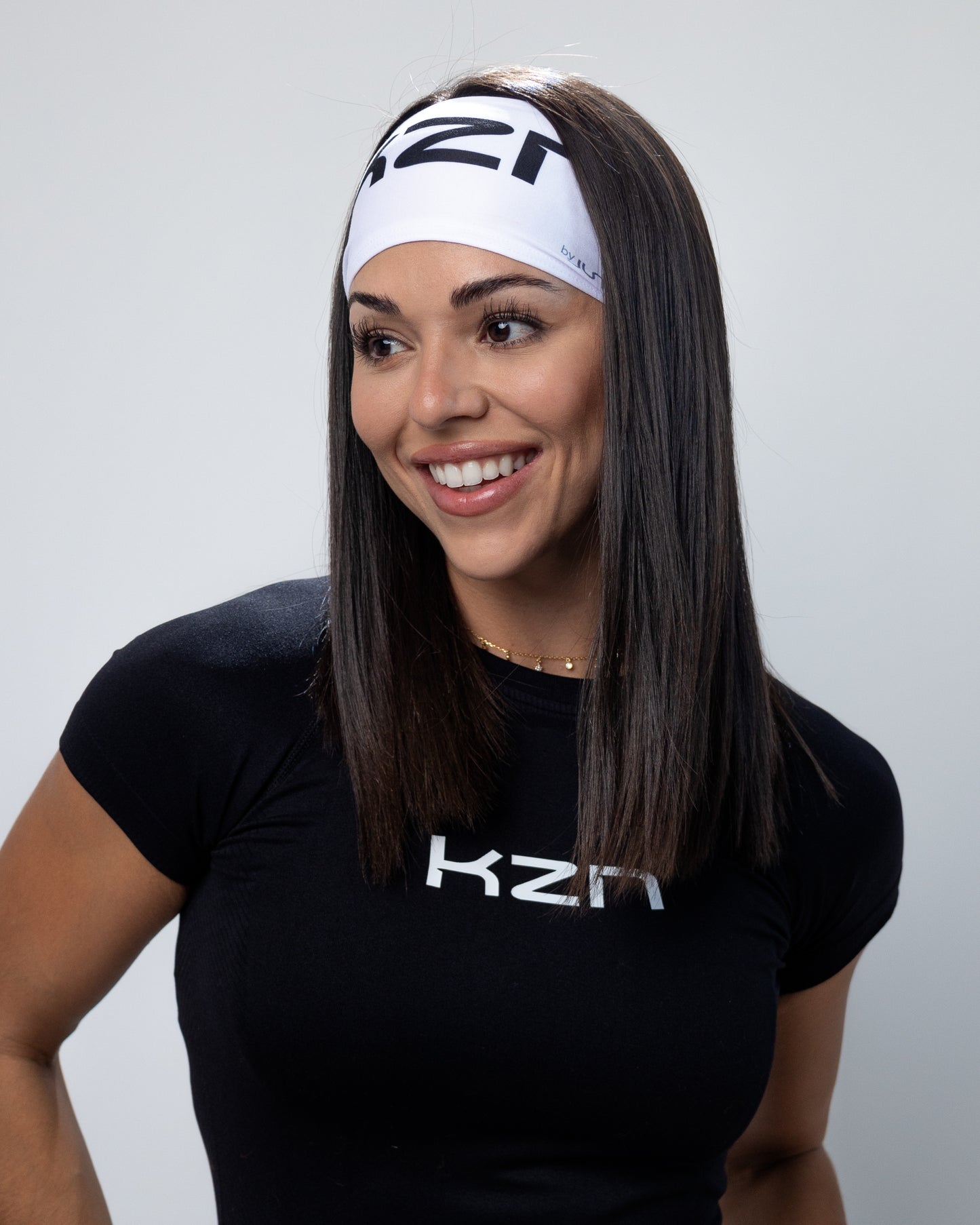 KZN Fitness White Bandana