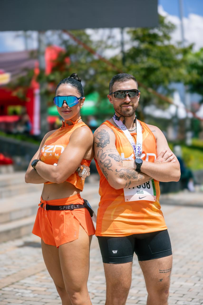 KZN Medallo Crop Orange Running Tee – Special Edition (Men)