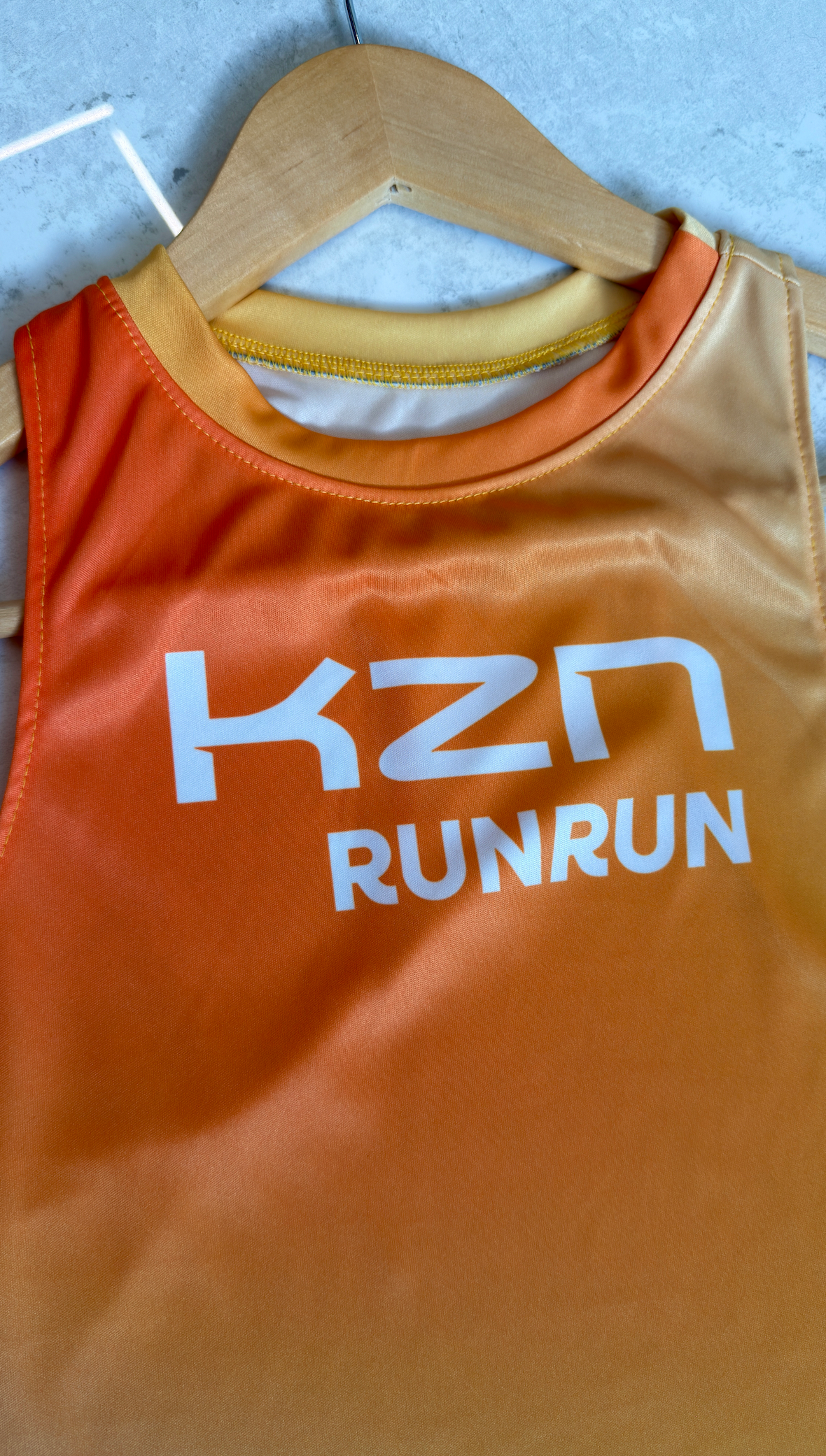 Orange Fade Woman's Crop Top